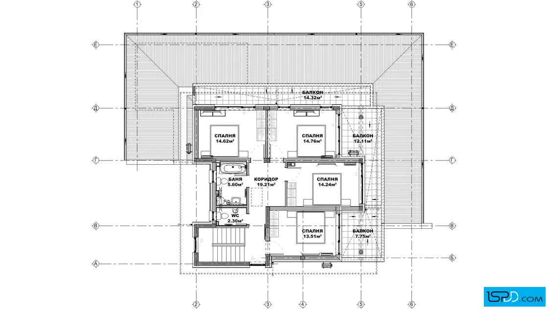 План на втори етаж