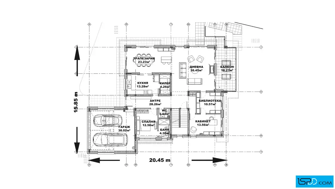 План на първи етаж