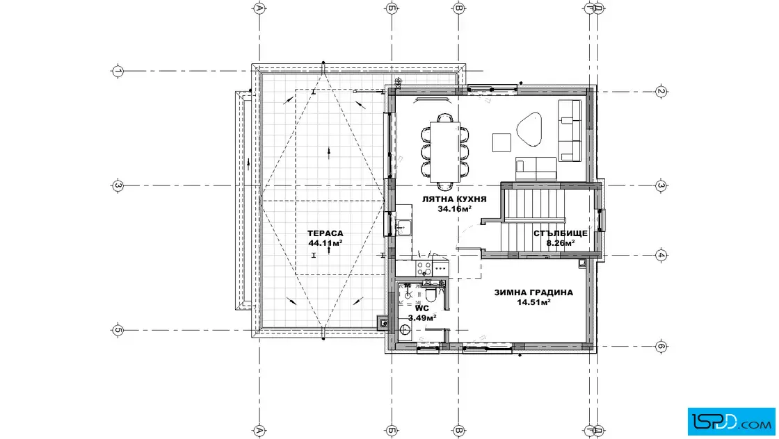 План на трети етаж