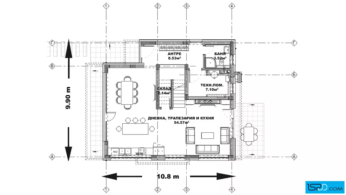 План на първи етаж