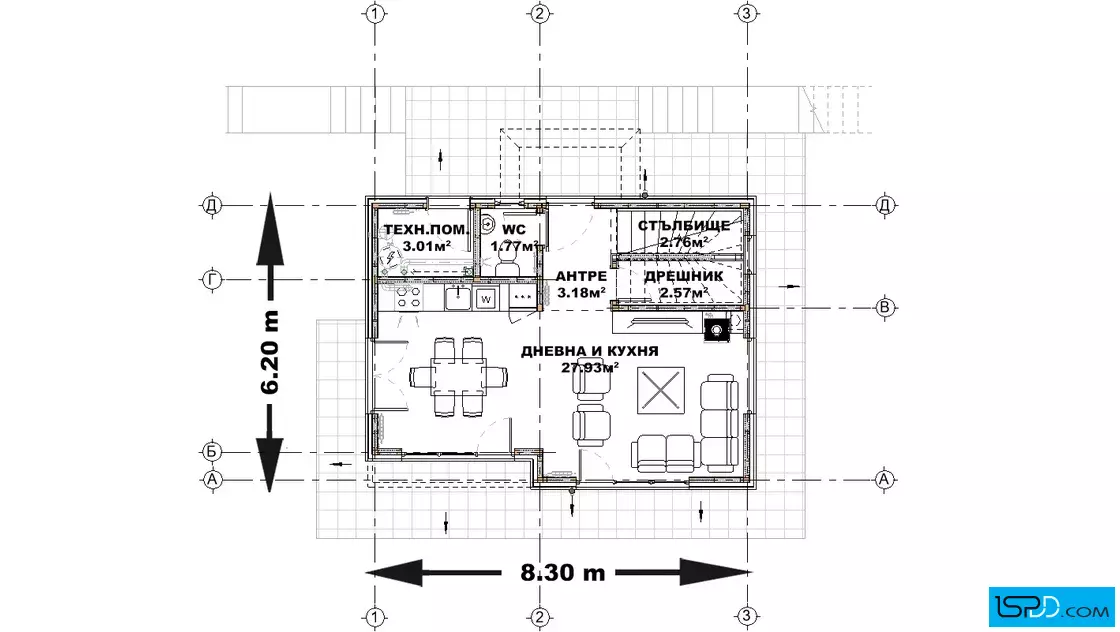 План на първи етаж