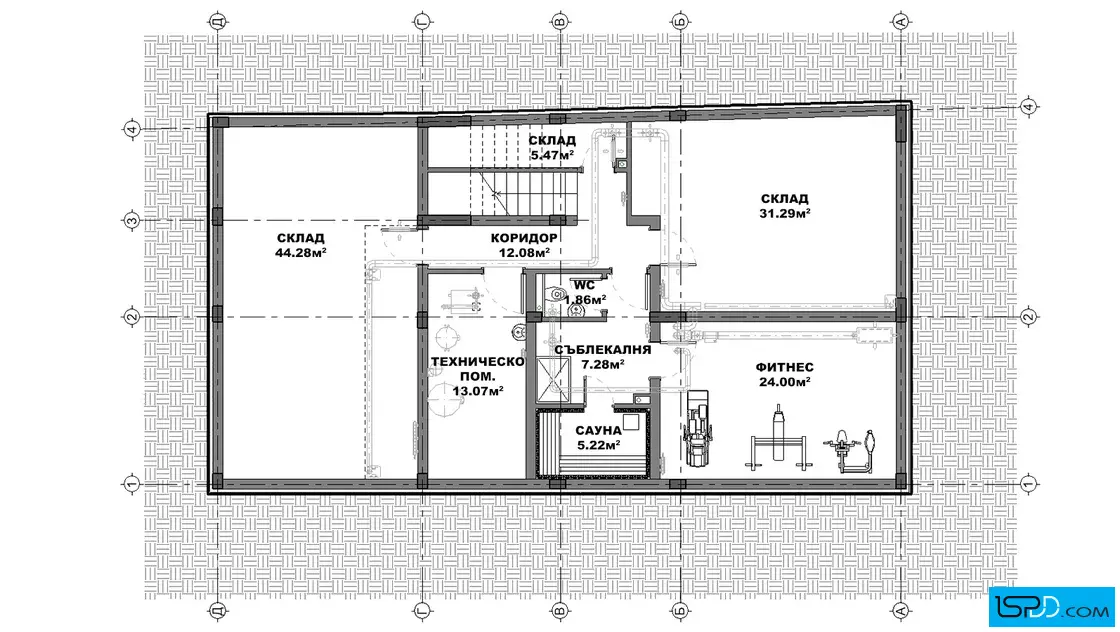 План на подземен етаж
