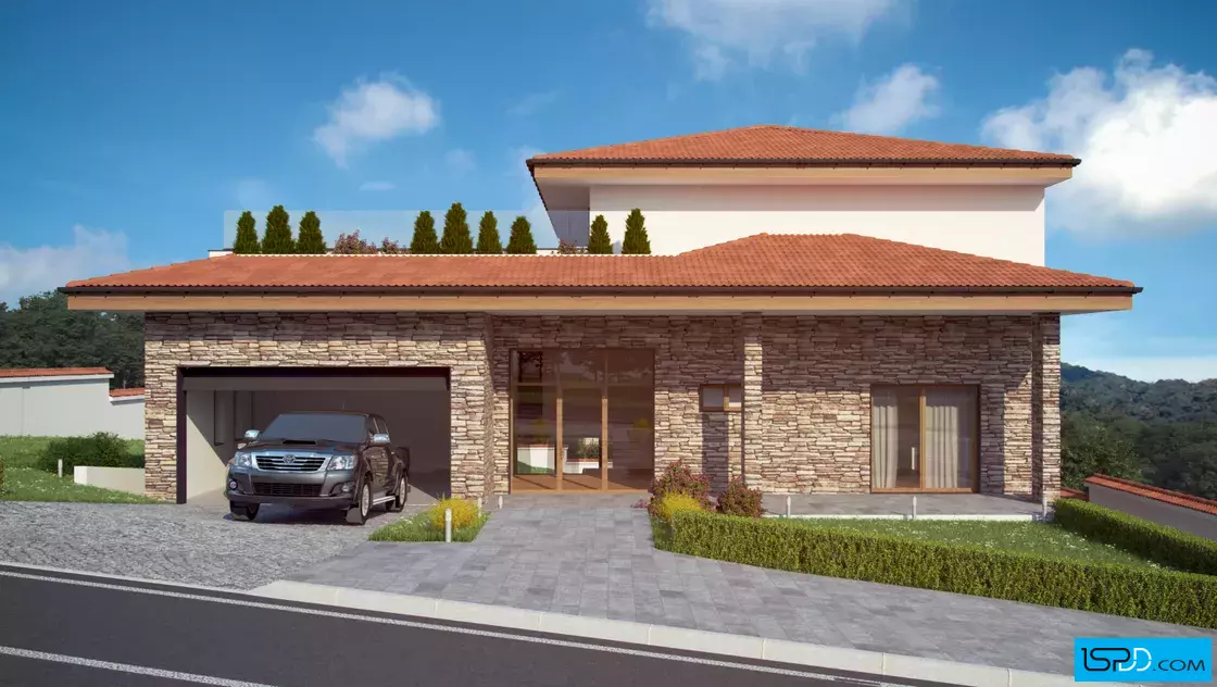 Проект на къща в гр. Карлово