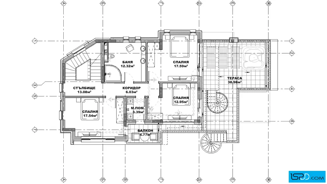 План на втори етаж