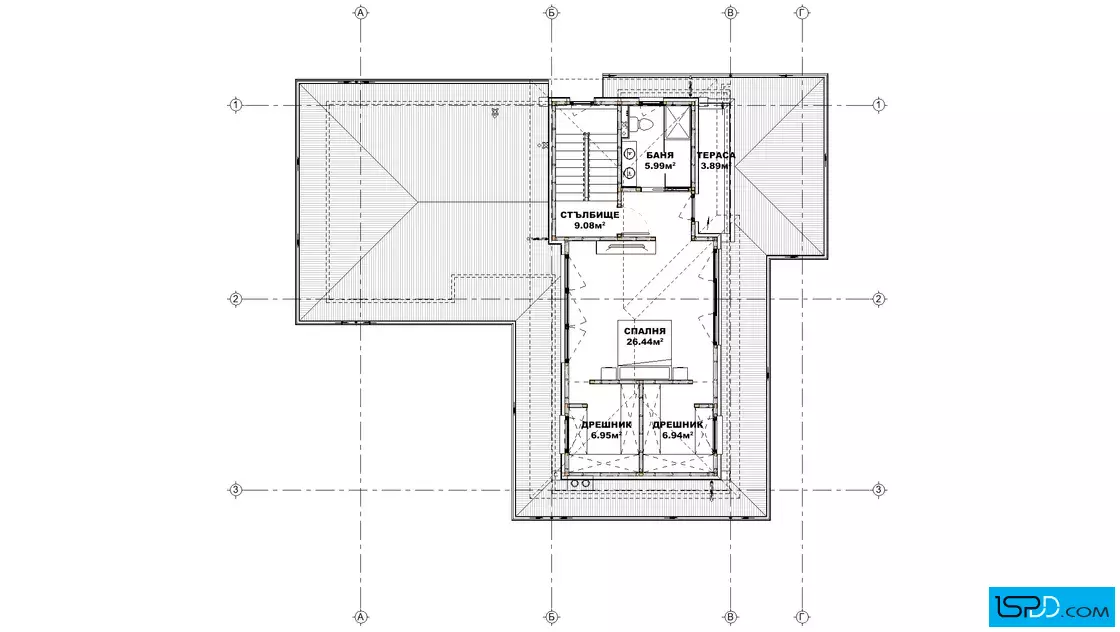 План на втори етаж План на втори етаж