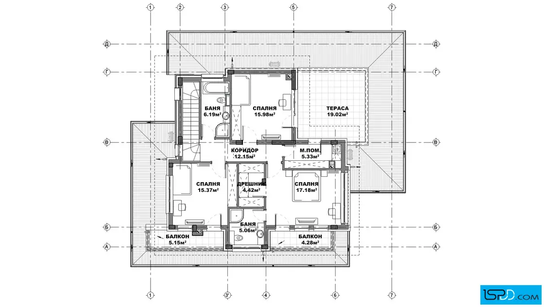 План на втори етаж