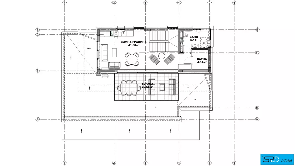 План на трети етаж