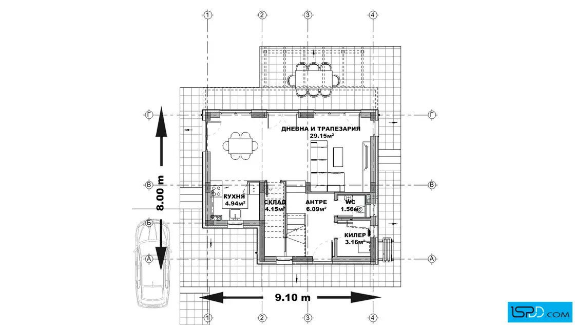 План на първи етаж