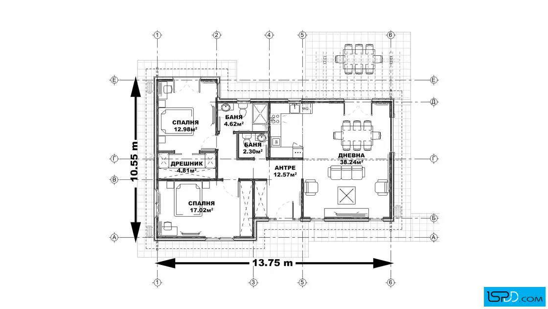 План на първи етаж