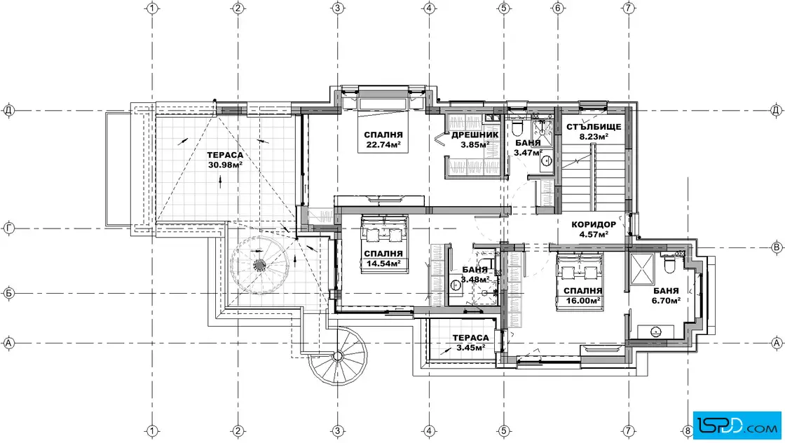 План на втори етаж
