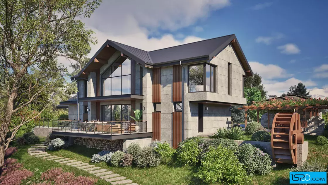 Проект на къща в с. Стар Кръвеник