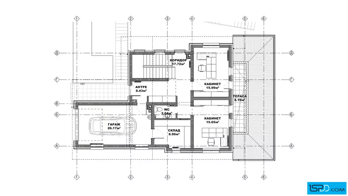 План на трети етаж