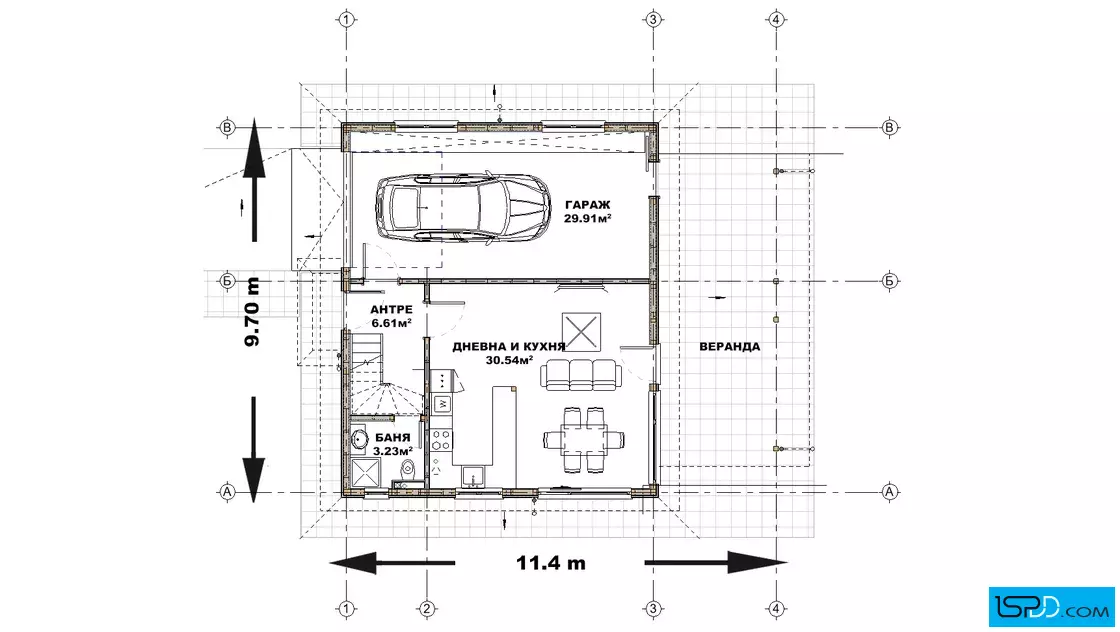 План на първи етаж