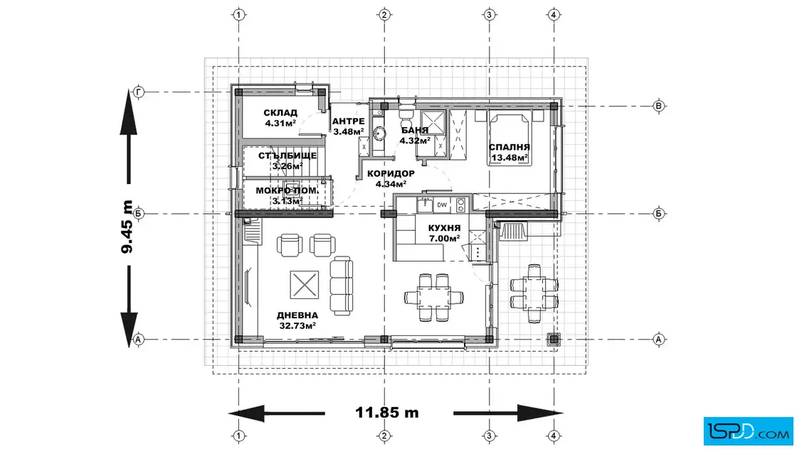 План на първи етаж