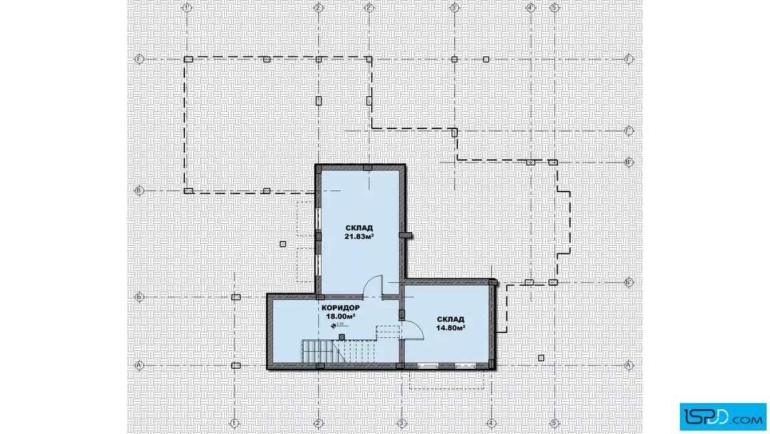 Еднофамилна къща в гр. Айтос — План на подземен етаж