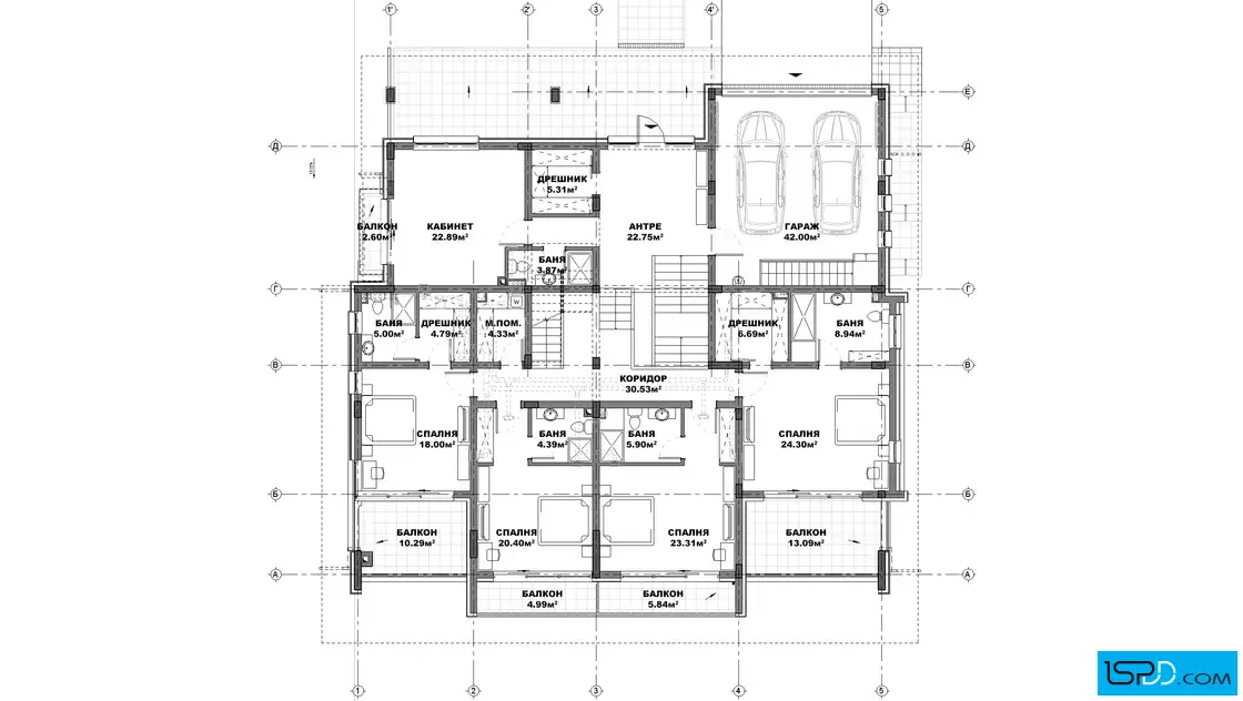 План на втори етаж