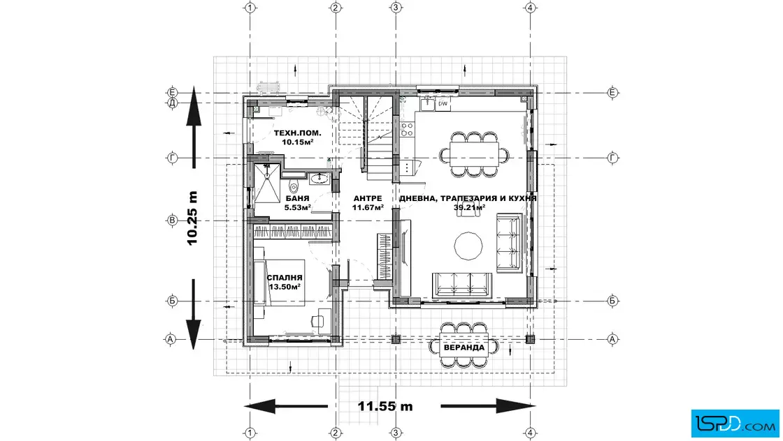 План на първи етаж