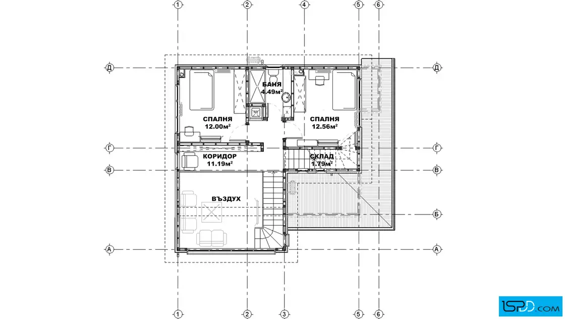 План на втори етаж
