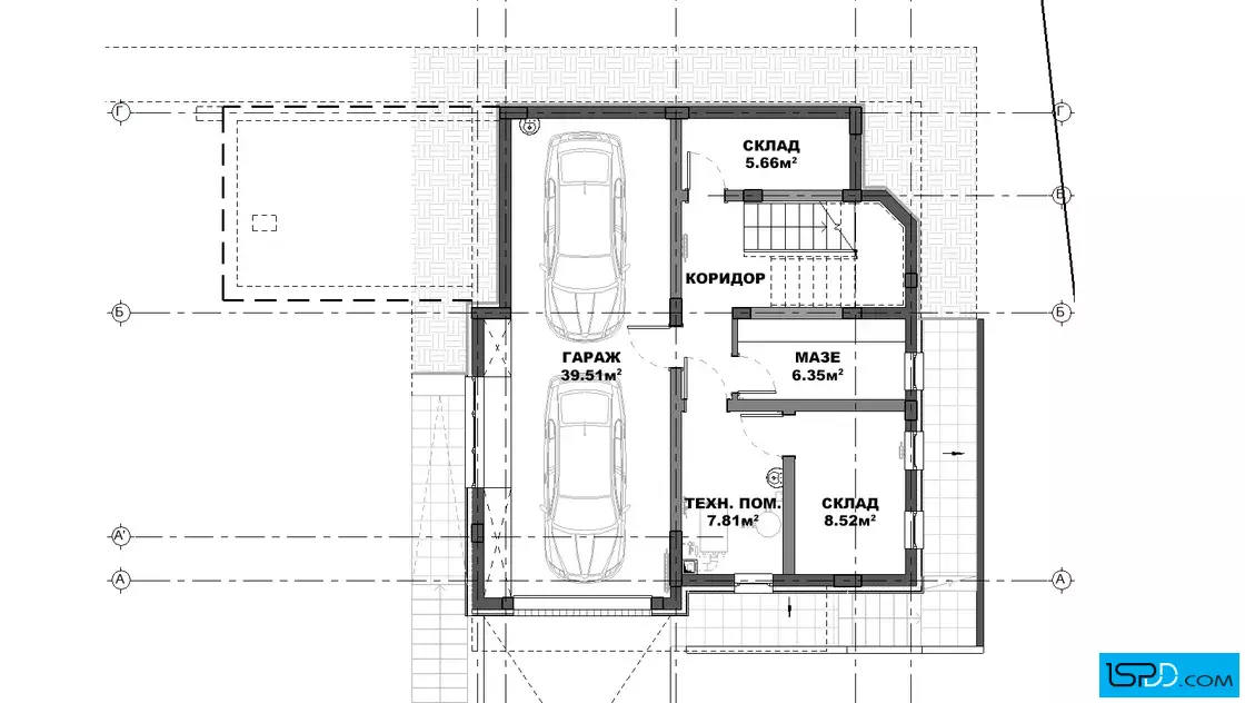 План на подземен етаж