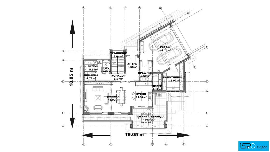 План на първи етаж