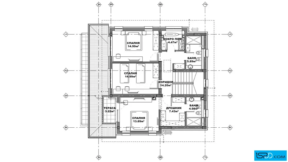 План на втори етаж