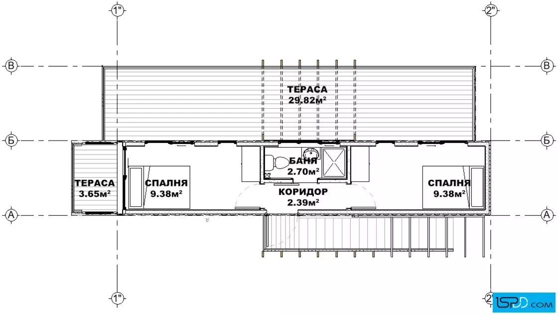 План на втори етаж План на втори етаж
