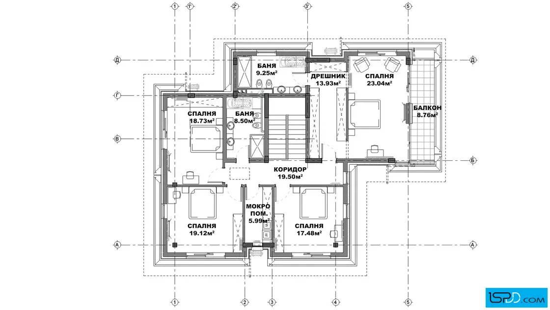 План на втори етаж