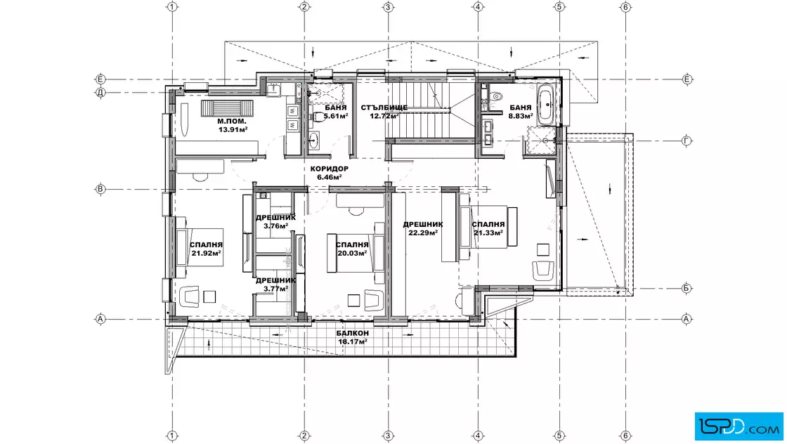 План на втори етаж