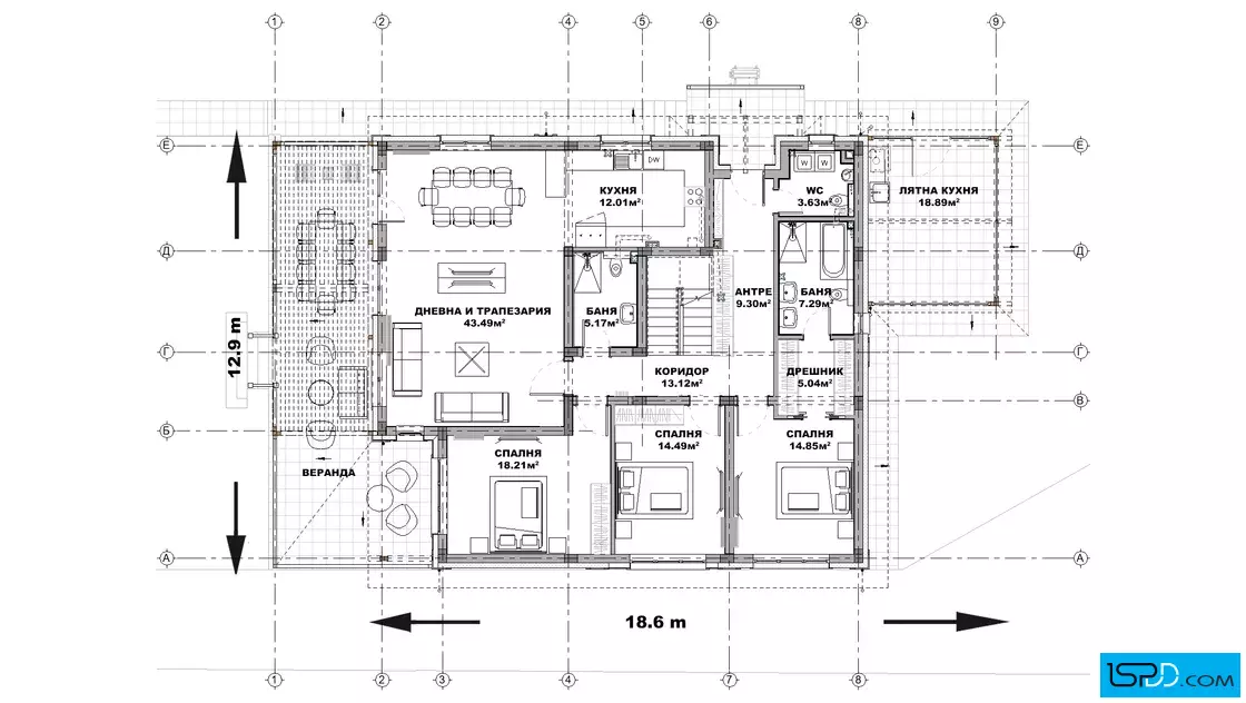 План на първи етаж