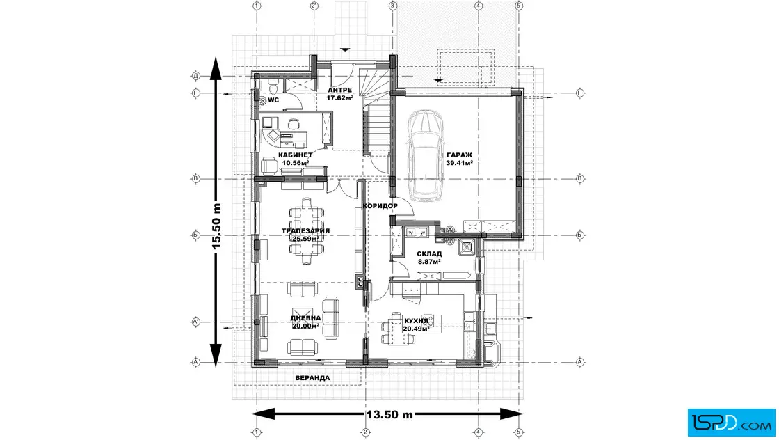План на първи етаж