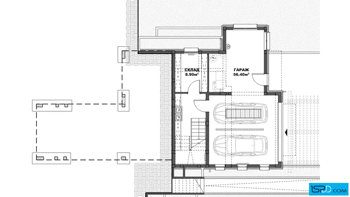 План на подземен етаж