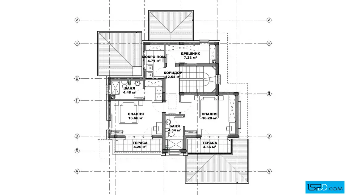План на втори етаж