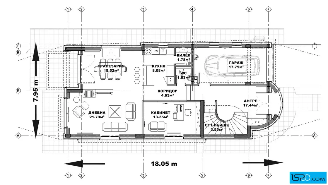 План на първи етаж
