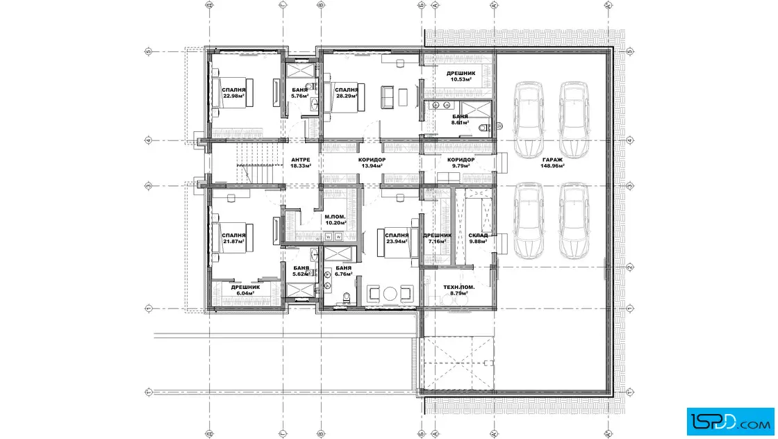 План на подземен етаж