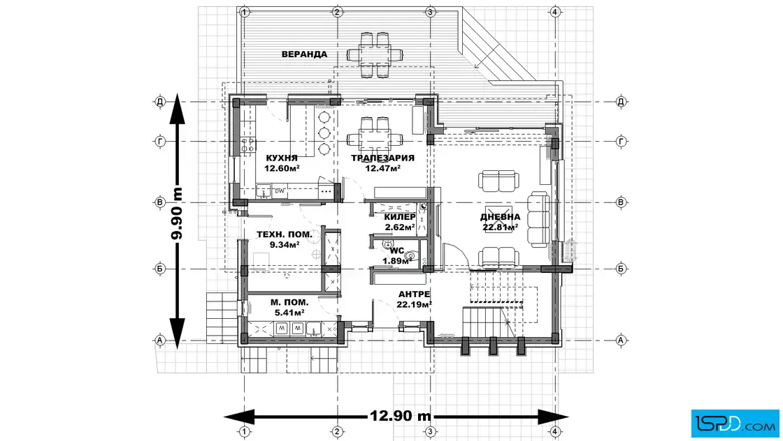 План на първи етаж