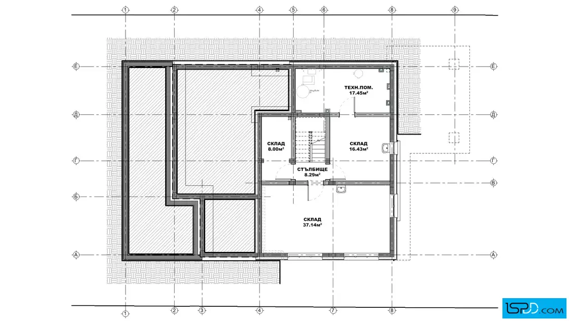 План на подземен етаж