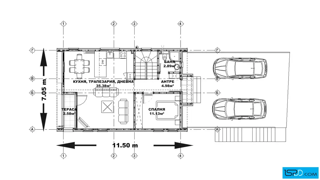 План на втори етаж