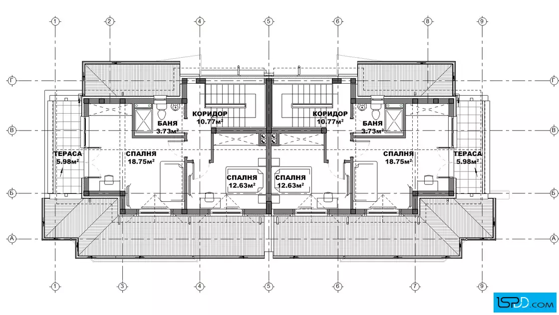 План на трети етаж