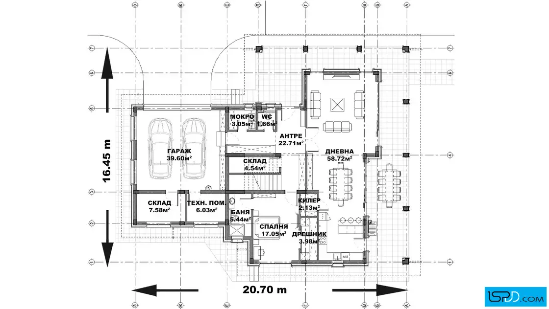План на първи етаж