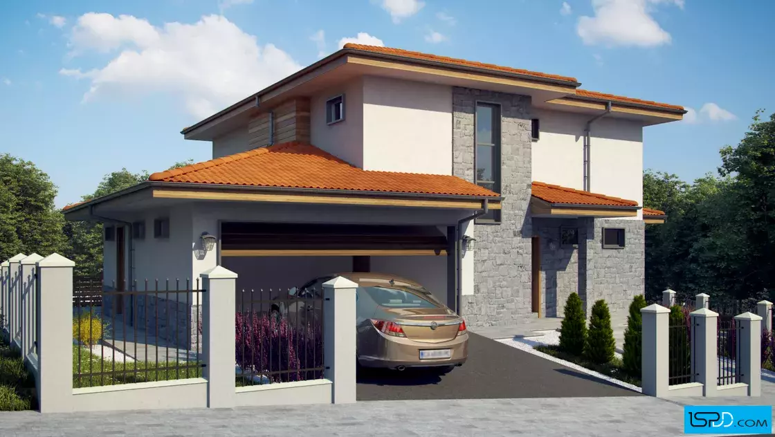 Проект на къща в с. Горна Малина