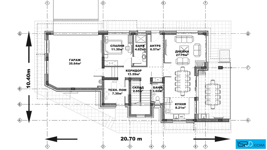 План на първи етаж