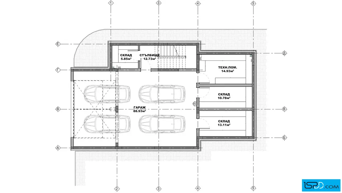 План на подземен етаж
