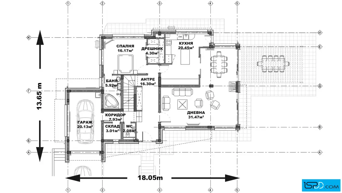 План на първи етаж