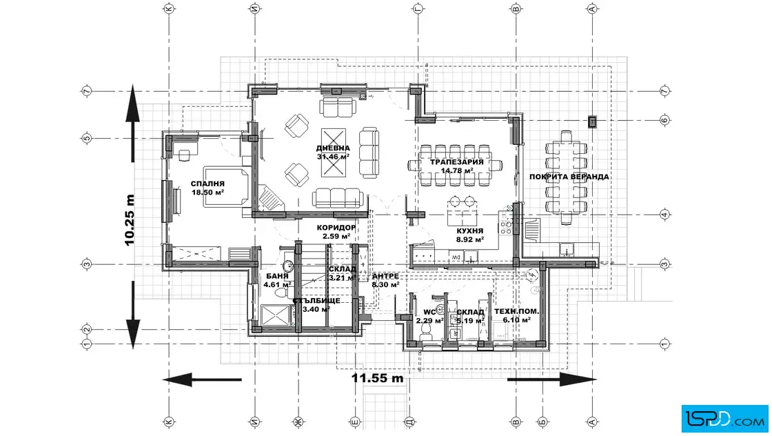План на първи етаж