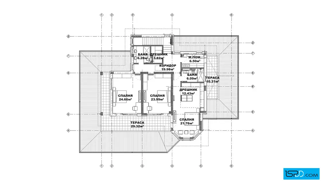 План на втори етаж