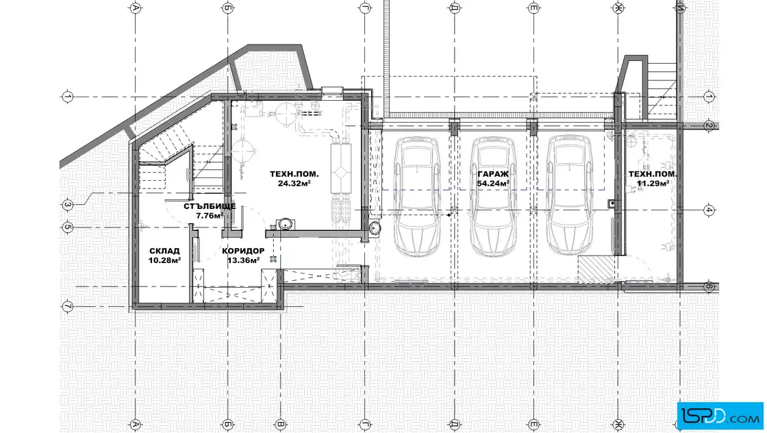План на подземен етаж