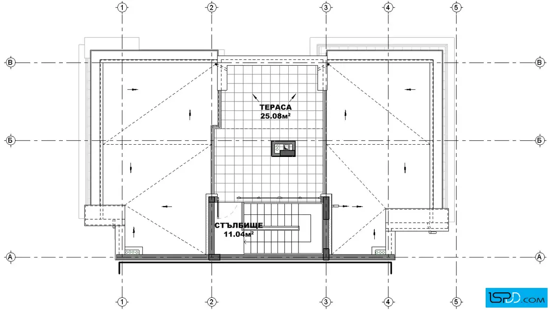 План на покрива