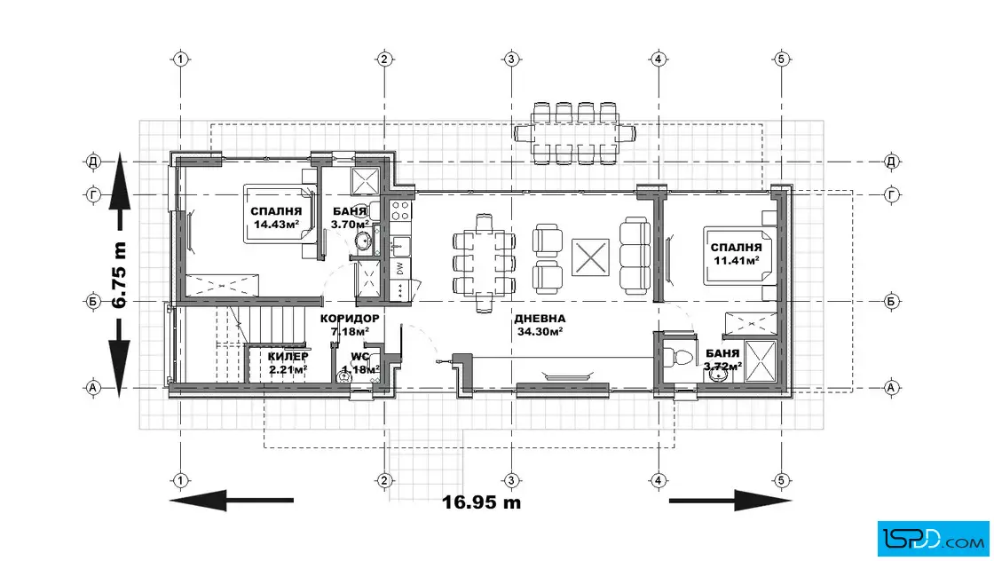 План на първи етаж