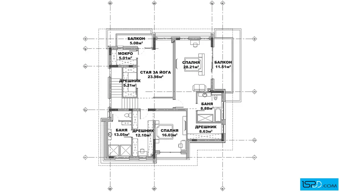 План на втори етаж