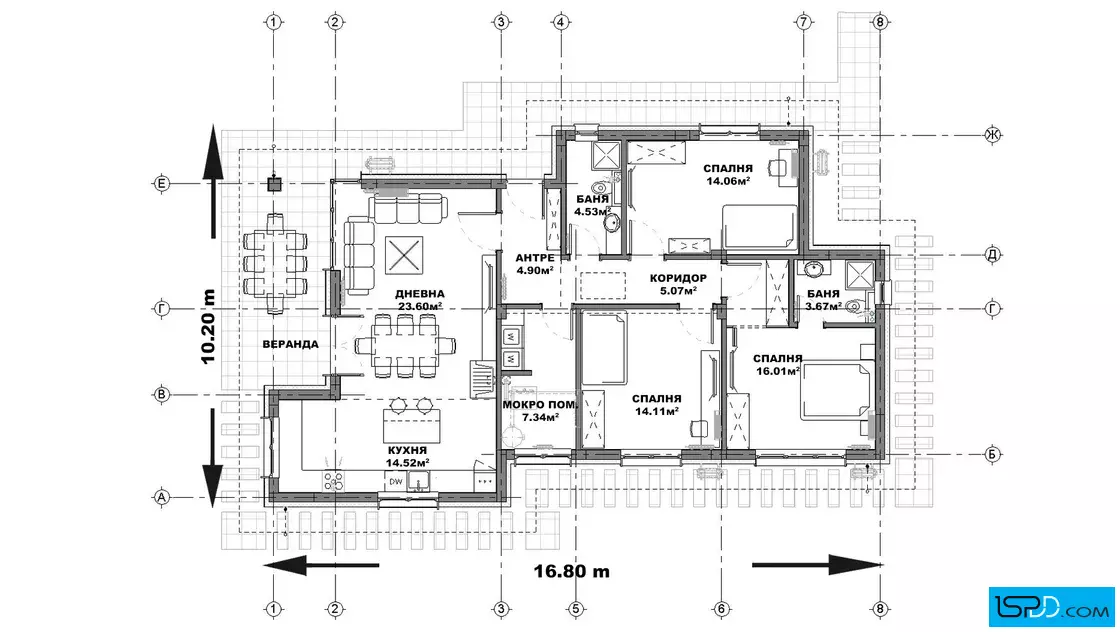 План на първи етаж